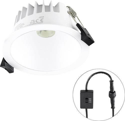 EVN C54N10010125 LED-Einbauleuchte, 10W, Weiß, Rund, Modernes Design - Bild 1