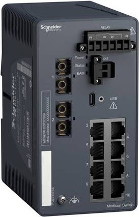 Schneider Electric MCSESM103F2CS0H Netzwerk Switch Ethernet/LAN in Grau - Bild 1