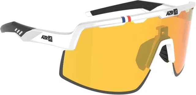 AZR Speed RX Sonnenbrille, Wrap, Vollrand, Kunststoff, weiß, Unisex - Bild 1