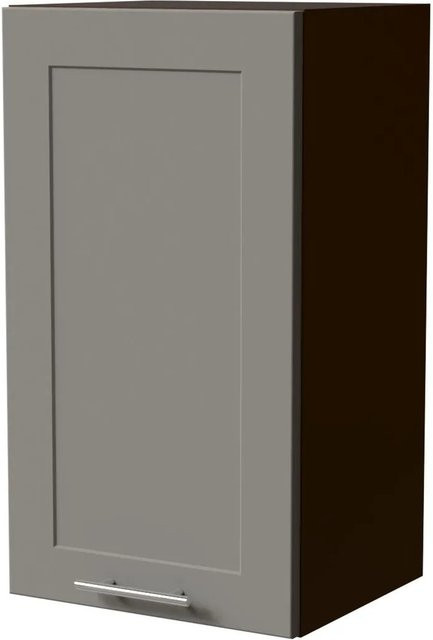 Feldmann-Wohnen Hängeschrank Oslo W2/40 in Lava / Dust Grey Matt mit Soft-Close-Türen, B/T/H: 40 x 32,5 x 72 cm - Bild 1
