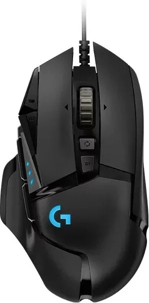 Logitech G502 Hero Gaming-Maus in Schwarz für E-Sport und Makro-Programmierung - Bild 1