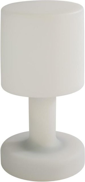 APS Akkutischleuchte FINN LED Tischleuchte mit Fernbedienung und Dimmfunktion, weiß, Durchmesser: 12 cm, Höhe: 25 cm - Bild 1