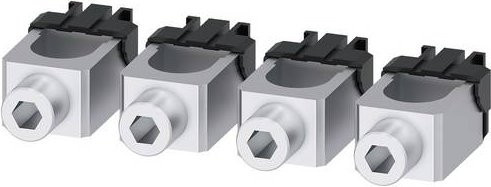 Siemens Rundleiteranschlussklemme 3VA9234-0JB12 in Silber - Bild 1