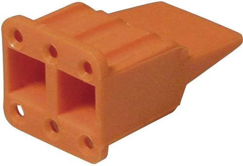 TE Connectivity DTM Rundstecker Sicherungskeil WM 6 S, Farbe: Orange, 6 Polzahl - Bild 1