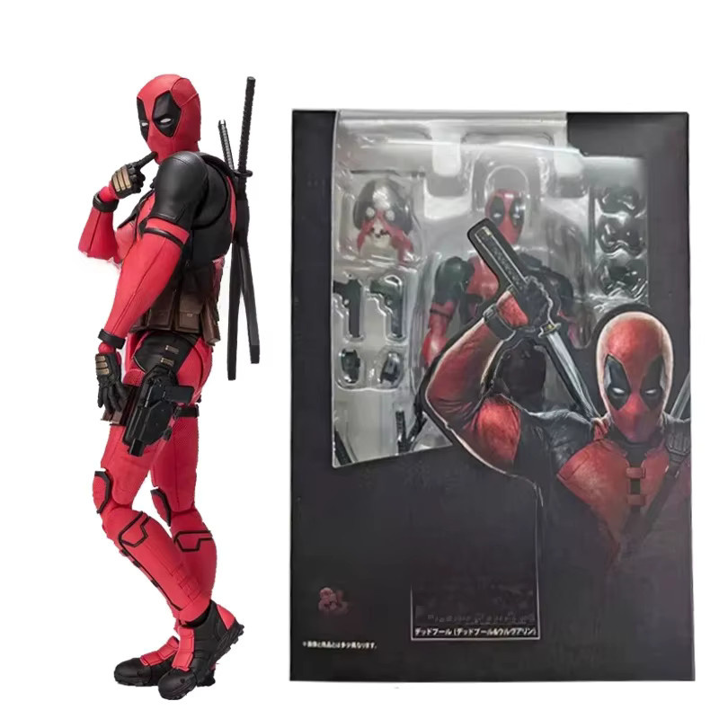 Bandai Marvel SHF Deadpool & Wolverine, Actionfigur, bewegliches Modell, Nicht für Kinder unter 3 Jahren - Bild 6