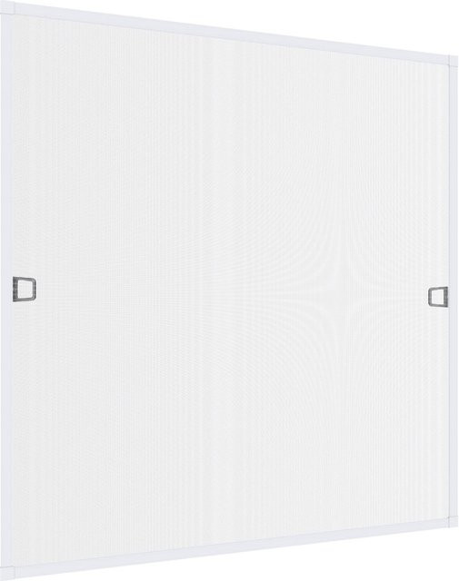 Windhager Insektenschutz Plus FE Ultra Flat Fensterrahmen aus Aluminium in Weiß, Breite: 120 cm, Höhe: 150 cm - Bild 1
