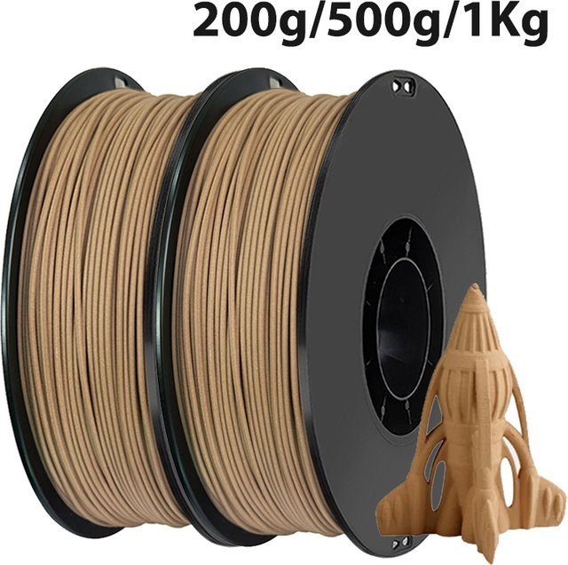 3D Maliang PLA Filament Weißeiche Dunkles Holz 1,75mm für FDM 3D-Drucker - Bild 1