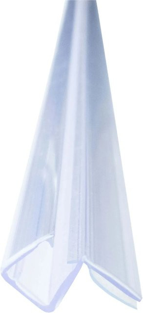Bagnoxx Duschdichtung 90 Grad Anschlagdichtung für 8mm Glas, Transparent, 2m - Bild 1