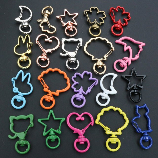 Wadsfred Karabiner Haken, Bunt, Unisex, Schmuckzubehör - Bild 1