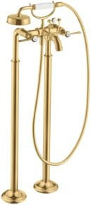 Hansgrohe Axor Montreux Zwei-Griff-Spültischarmatur in Gold, bodenstehend - Bild 1