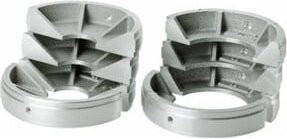Rothenberger Spanneneinsatz-Set für P160B in Silber, Spannbereich 40-140mm - Bild 1