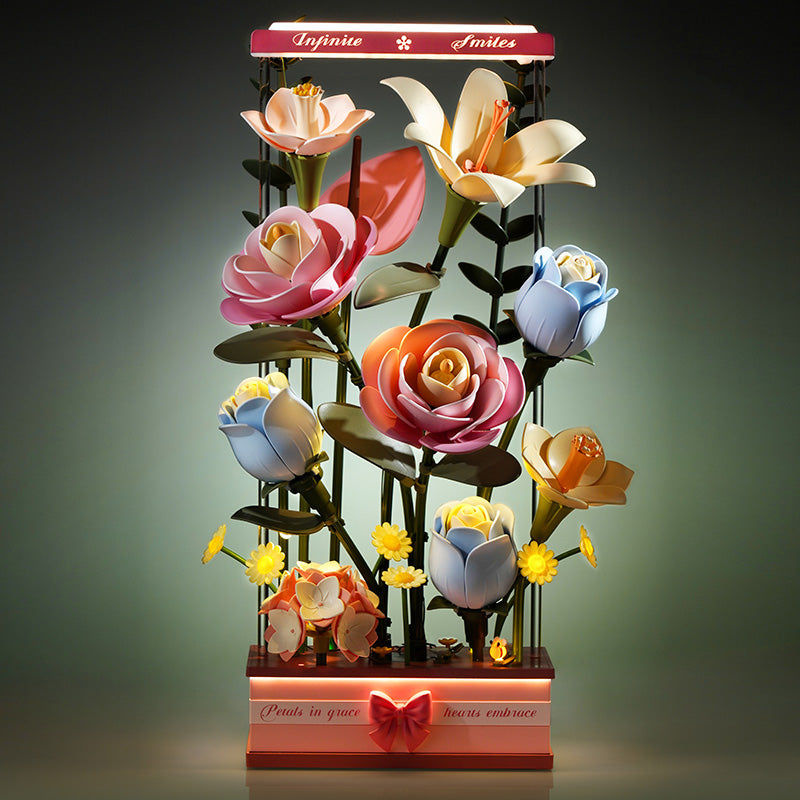 ROBOTIME ROKR Blühendes Bouquet Box DIY 3D Puzzle AF01D - Bild 3