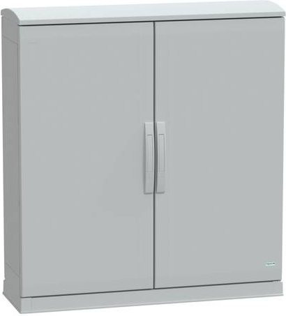 Schneider Electric Polyestergehäuse Bodenstehend, Verteilungskasten Grau, B/T/H: 100 x 100 x 32 cm, IP44 - Bild 1