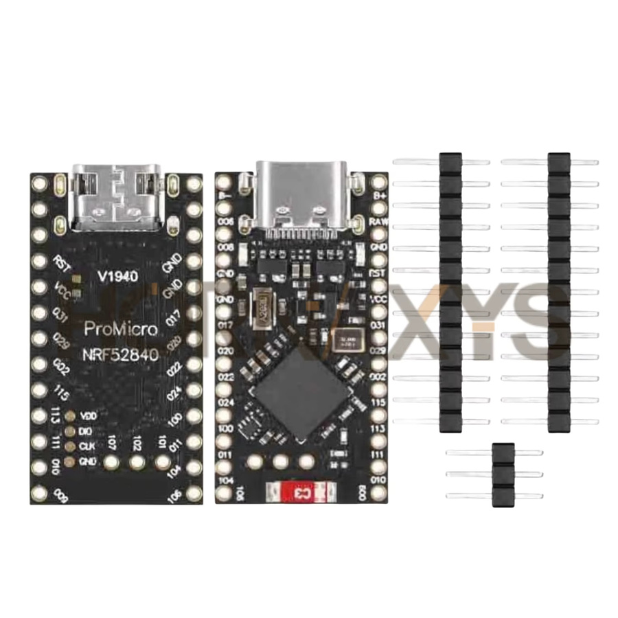 HORNAXYS NRF52840 Entwicklungsboard kompatibel mit Nice!Nano V2.0 Bluetooth Lademanagement Pro Micro in Schwarz - Bild 2