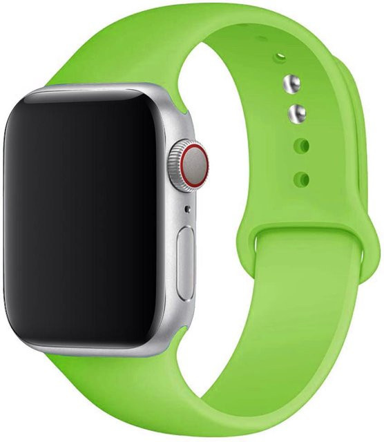 MY-CASE Uhrenarmband Silikon, grün, Unisex - Bild 1