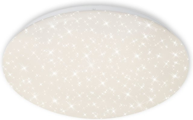 BRILONER CCT LED Sternenhimmel Deckenleuchte in Weiß mit Fernbedienung und Dimmfunktion, Durchmesser: 38 cm - Bild 1