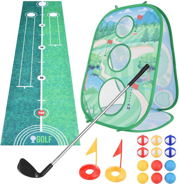 KaiSai Golf Spielmatten Set, 3 in 1, Blau, Grün - Bild 1