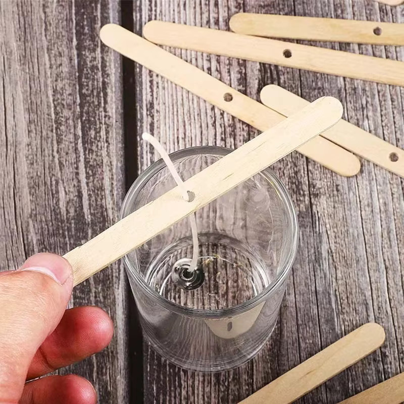 100 Stück Baumwoll-Kerzendochte für DIY-Kerzen, rauchfrei und umweltfreundlich, weiß, Länge: 8-20 cm - Bild 2