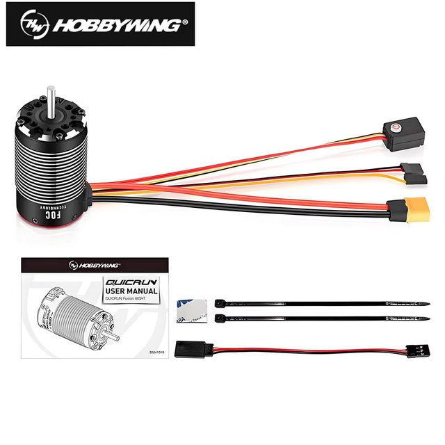 Hobbywing QuicRun Fusion 8IGHT 2-4S KV2300, Brushless-Motor & ESC, Wasserdicht - Bild 1
