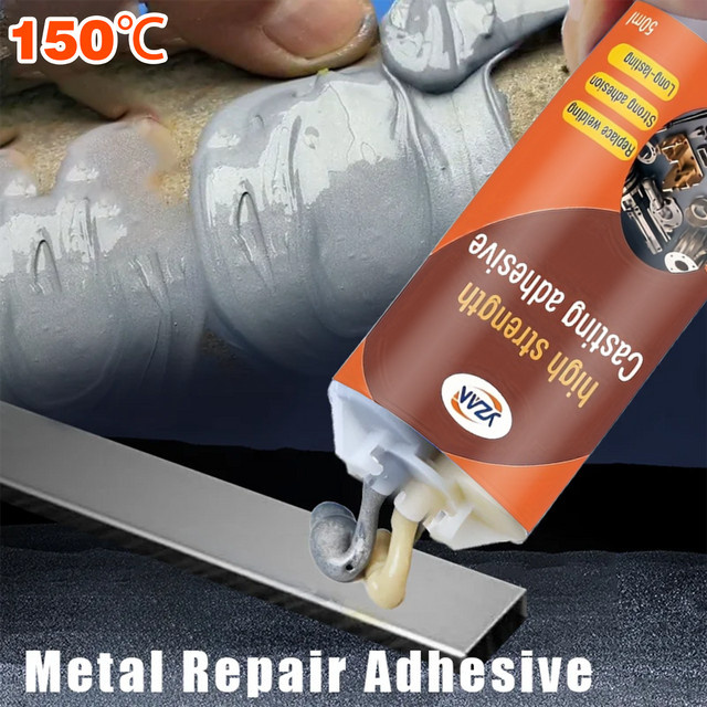 YZAN Strong Metal Reparaturkleber Magic Plastic Repair, hochfester hitzebeständiger Kaltkleber und Dichtungsmittel, 50 ml - Bild 1