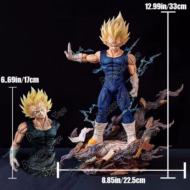 Bandai Dragon Ball Z Majin Vegeta Anime Figur aus PVC, mehrfarbig, Höhe: 32 cm - Bild 5