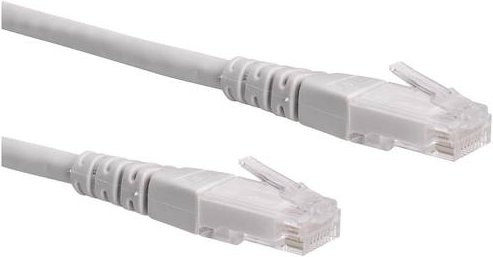 Roline RJ45 Netzwerkkabel CAT 6 U/UTP Patchkabel Ethernet/LAN, Grau, 15,00 m - Bild 1