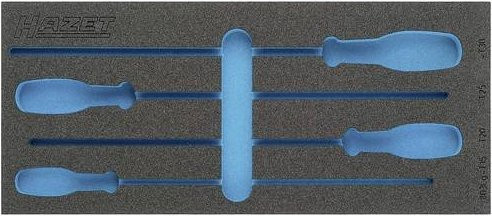 Hazet 2K-Weichschaum-Einlage 163-380L in Blau, B: 39,2 cm, H: 17,2 cm - Bild 1