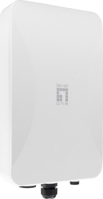 LevelOne AX3000 Dual Band Wi-Fi 6 Outdoor PoE WLAN Access Point in Weiß (WAB-8021) - Bild 1