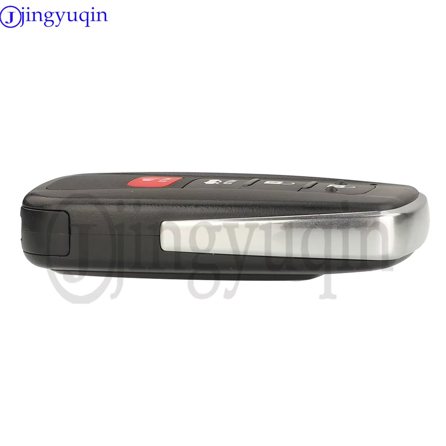 Jingyuqin Smart Remote Car Key für Toyota Corolla 2018-2022, 433MHz, 4A HITAG AES NCF29A1M Chip, Schwarz - Bild 3