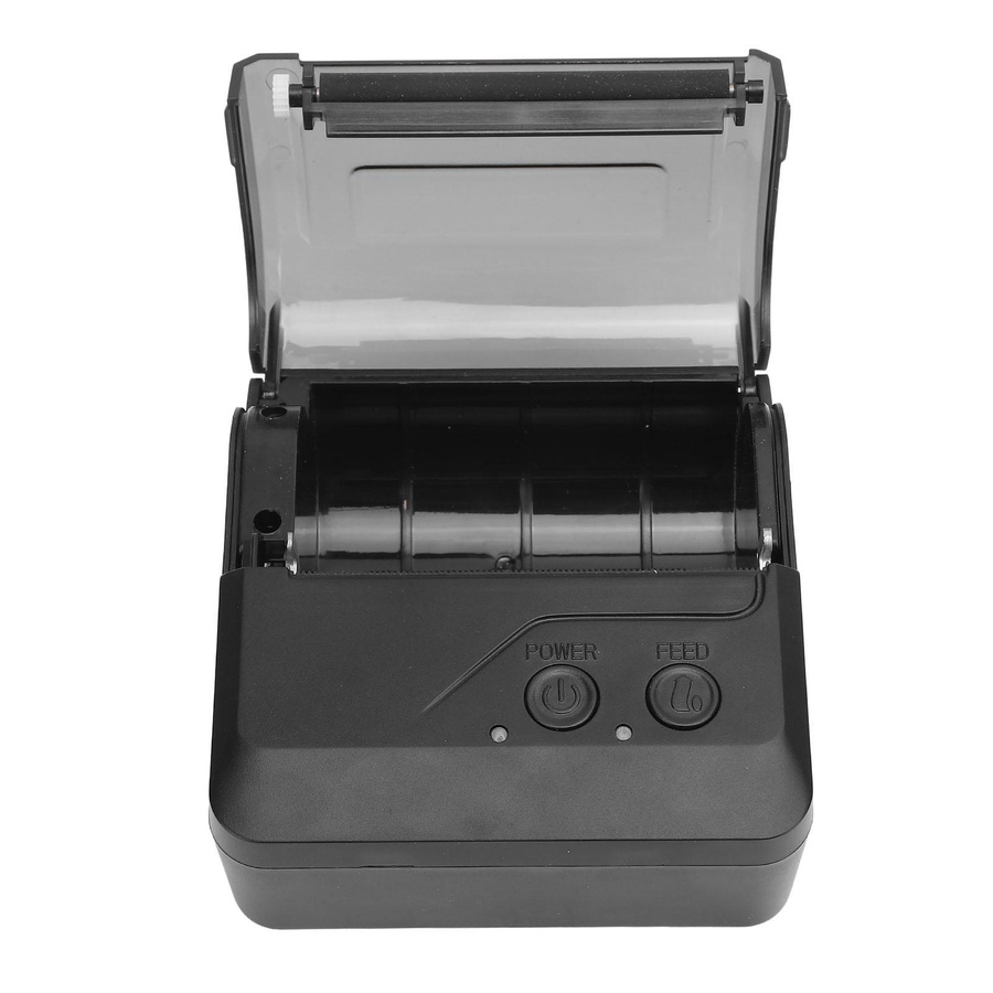 Tragbarer Thermodrucker für Versandetiketten von mfySpace in Schwarz mit USB-A und Bluetooth für Android - Bild 2