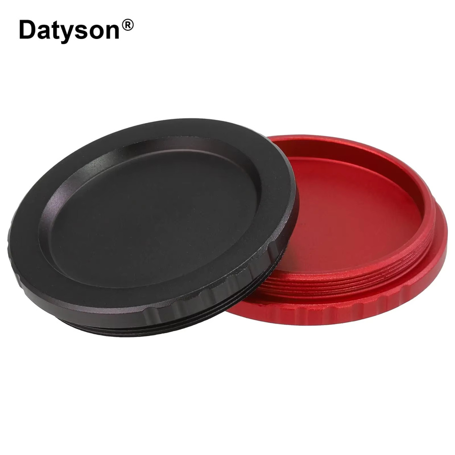 Datyson Metall-Objektivdeckel M42x0,75mm aus Aluminiumlegierung in Schwarz für Teleskop-Kameraobjektive - Bild 3