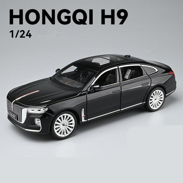 Linyi toy car Hong Qi H9 Legierungs-Luxusauto-Modell, 1:24, Metall, mit Licht und Sound - Bild 1