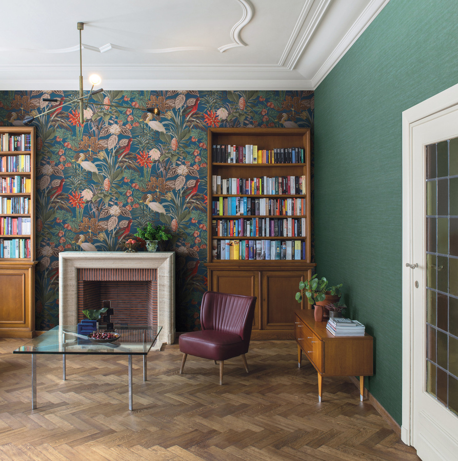 Omexco Wallpaper Silky BOP315 Vlies Tapete mit abstraktem Tier-Motiv in Multicolour, waschbar - Bild 1