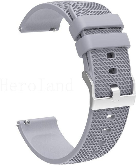 MY-CASE Uhrenarmband Silikon, grau, Unisex - Bild 1