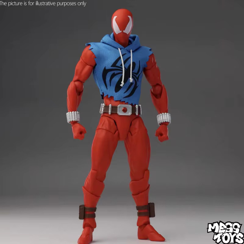 Bandai Marvel Scarlet Spider-Man Actionfigur, Anime-Statue, Modell, Einzelfigur, Rot, Kunststoff - Bild 2