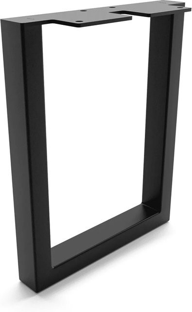 HEVVA Möbelbein GRAZ Schwarz Höhe: 25 cm, Tiefe: 20 cm - Bild 1