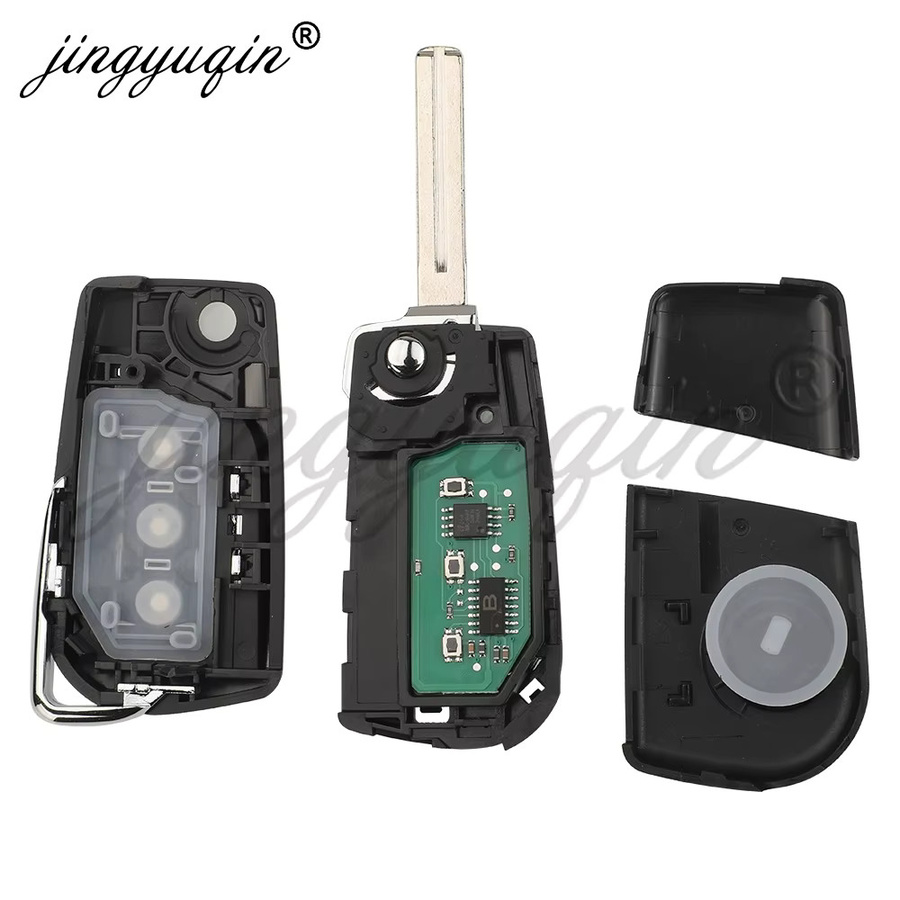 jingyuqin HYQ1512V Modifizierter Klapp-Fernbedienungsschlüssel 312MHz 4D68/4C in Schwarz für Lexus LX470 GX470 2003-2009 RX300 1992-2002 TRK-LEX-10-3 - Bild 5