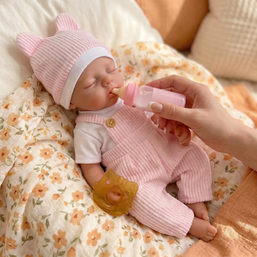 NPK Premie Baby-Puppe Irys, 12 Zoll, Silikon, mit Öffnungsfunktion - Bild 2