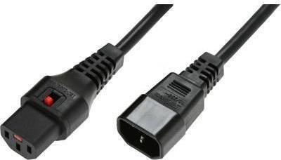 Microconnect PC1070 Stromkabel Schwarz 4 m mit C14- und C13-Koppler - Bild 1