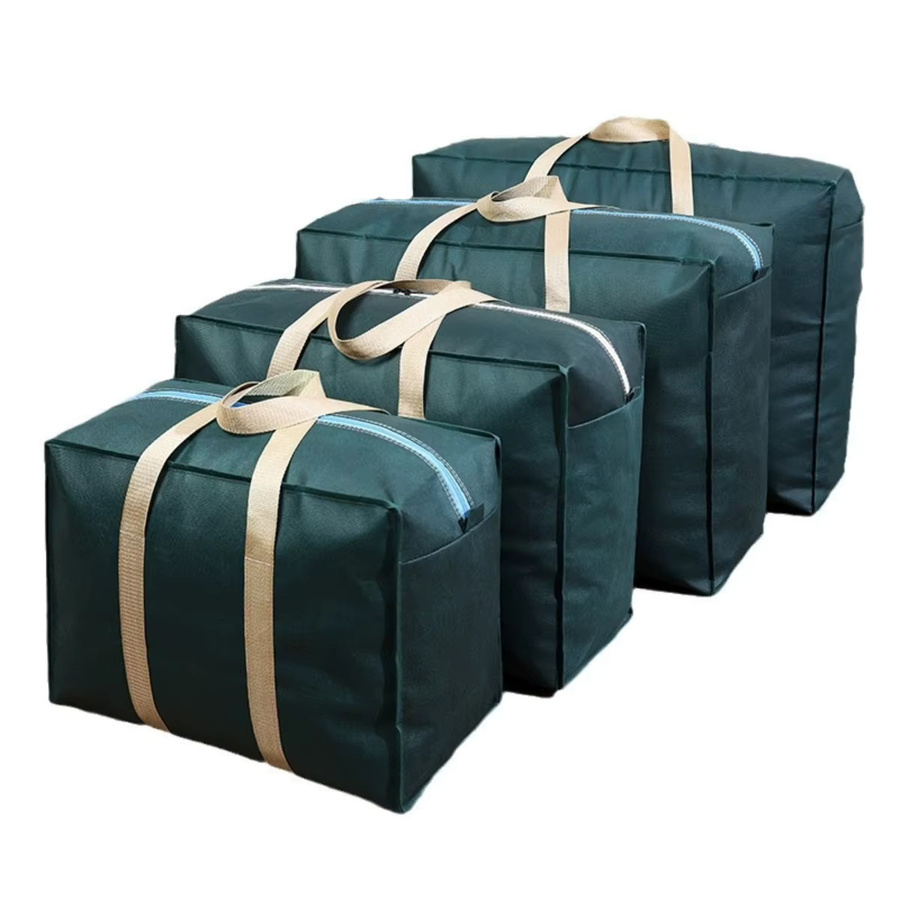 Staubdichte Aufbewahrungstasche in Schwarz für Kleidung und Decken, ideale Umzugstasche und Reisetasche mit großem Fassungsvermögen - Bild 5