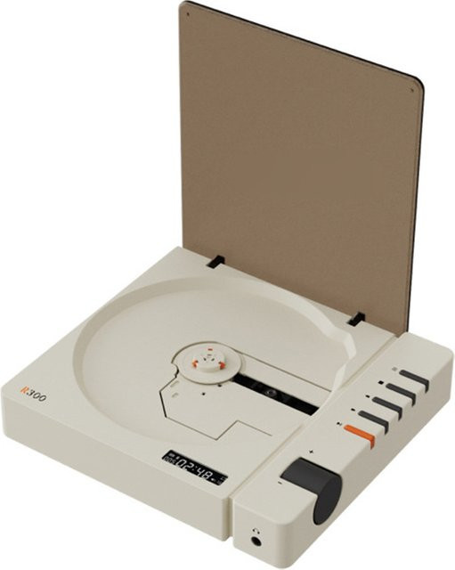 ZJMZYM R300 Retro CD-Player in Weiß mit Bluetooth 5.3 unterstützt CD, MP3, WAV und WMA - Bild 1