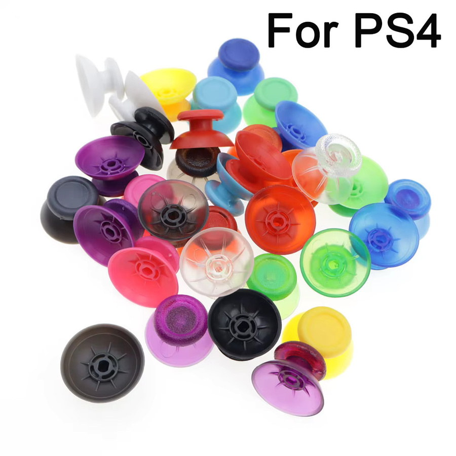 TingDong 10 Stück 3D-Analog-Joystick-Daumenstick-Abdeckungen in Schwarz für PS4 Pro Slim Controller - Bild 3