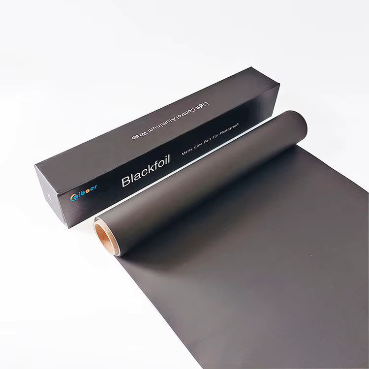 WNG Cinefoil Mattes Aluminiumfolienpapier für Film und Fotografie, Schwarz, B: 60 cm, H: 45 cm - Bild 2