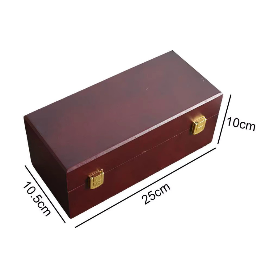 MagiDeal Aufbewahrungsbox für Mikrofone aus Holz in Braun, tragbare und stoßfeste Mikrofon-Tasche zum Schutz deines Equipments - Bild 4