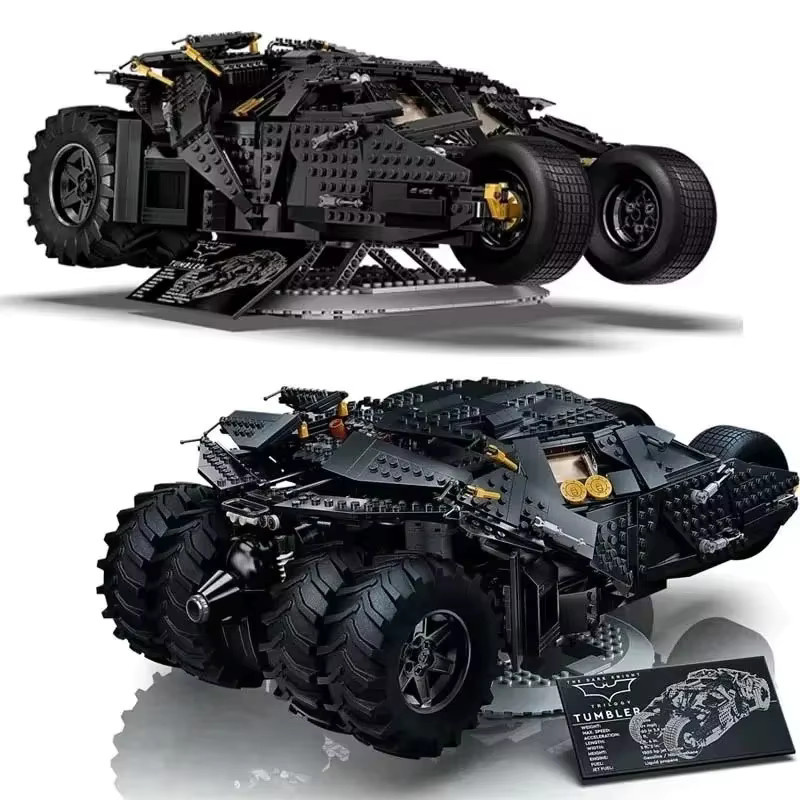 JIERAN Chariot Dark Knight Batmobile, Modellbausteine Set, 2049 Teile, ab 14 Jahren - Bild 5