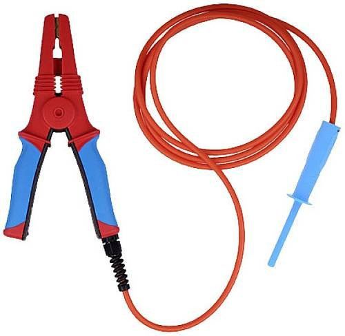 Metrel Krokodilklemmen A 1639 BLU 2M5 in Rot und Blau - Bild 1