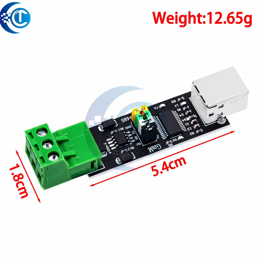FTDI USB-TTL Serieller Konverter FT232RL/FT232BL Mini-Modul mit USB-C Anschluss, 3,3 V/5,5 V, Rot - Bild 2