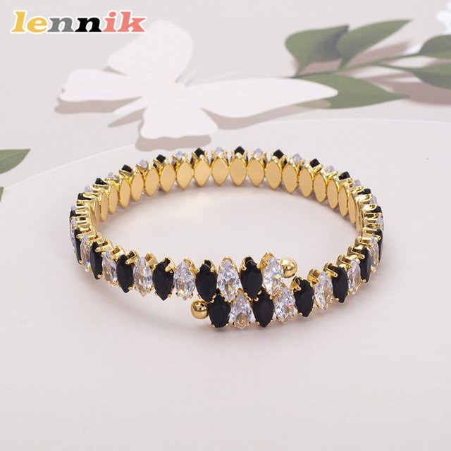 LENNIK Armband Edelstahl, Zirkonia, Damen - Bild 1