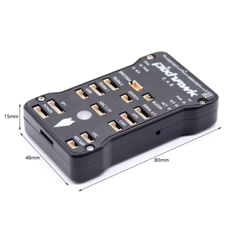 Pixhawk PX4 PIX 2.4.8 32-Bit Flugsteuerung mit Telemetrie, M8N GPS, Mini OSD, Power Modul und Zubehör für FPV in Schwarz - Bild 3