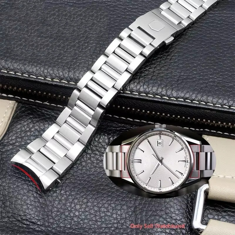 Carrera Uhrenarmband Edelstahl, 22 mm, Silber - Bild 4